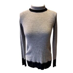 Rag & Bone Two-Tone Turtleneck Sweater